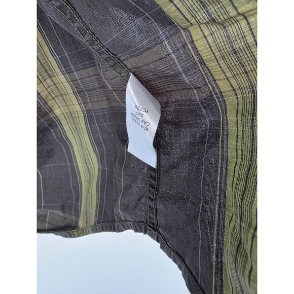 Calvin Klein Jeans Mens Long Sleeve Shirt M Striped Multicolor - Picture 5 of 10